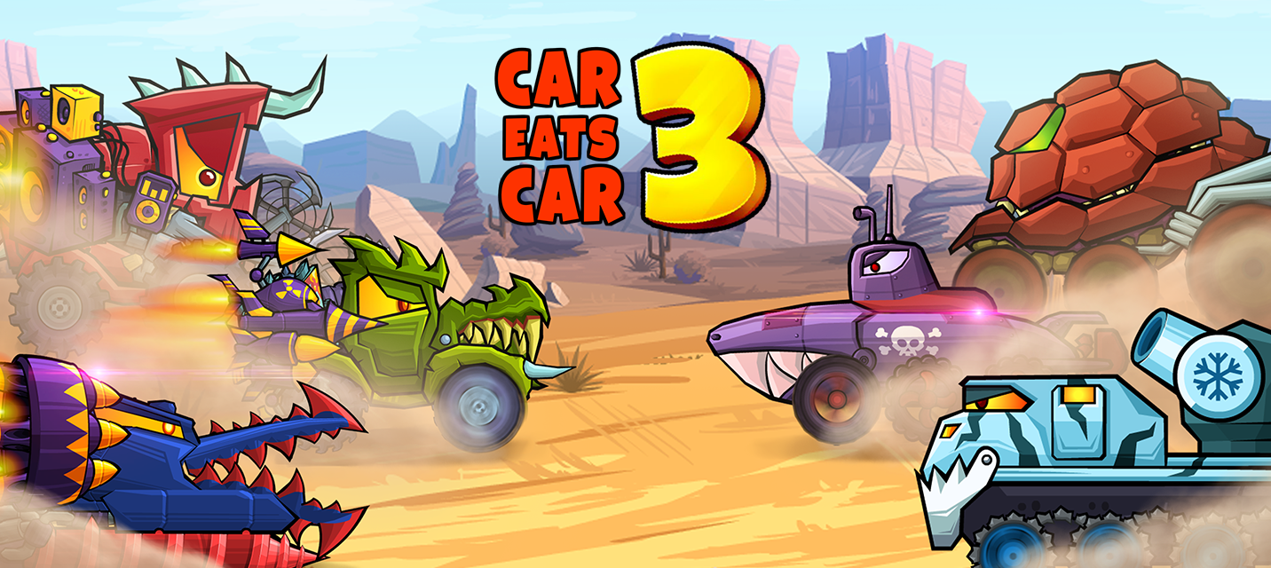 Car Eats Car 3 – Racing Cars and Road Battles